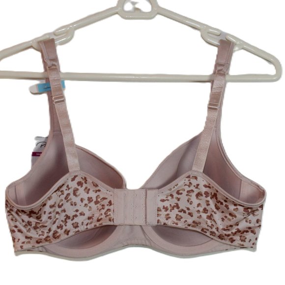 Playtex Secrets Underwire Animal Print Color Tan/Brown Size 38C - Picture 3 of 12